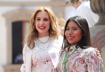 Yalitza Aparicio y Marina de Tavira se reúnen en fiesta