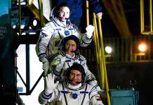 La nave tripulada rusa Soyuz MS-12 despega rumbo a la EEI