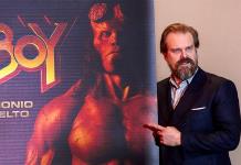 David Harbour promociona Hellboy en México