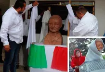 Indigna en redes sociales busto de Benito Ju&aacute;rez en el municipio de San Antonio