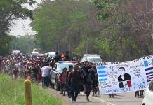 Nueva caravana de migrantes recorre México hacia EEUU