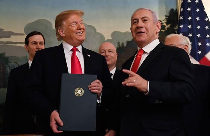 Donald Trump y el primer ministro israelí, Benjamin Netanyahu / Foto: AP