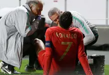 Cristiano Ronaldo se lesiona en partido con Portugal Cristiano Ronaldo se lesiona en partido con Portugal
