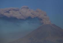 Mantienen Semáforo en Amarillo Fase 3 del volcán Popocatépetl 