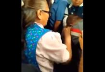 Una mujer golpea a hombre por presunto acoso sexual en el Metro de la CDMX
