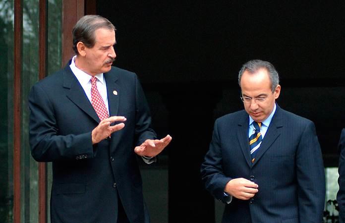 Vicente Fox y Felipe Calderón / Archivo