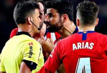 Ocho partidos de suspensión a Diego Costa por su expulsión ante el Barça