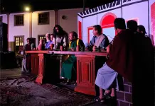 Realizan representación de la Última Cena en San Juan de Guadalupe