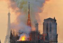 Advierten de presencia de plomo tras incendio en Notre Dame