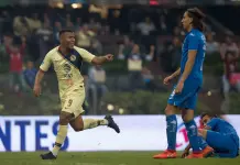 El América mantiene su dominio sobre el Cruz Azul, gana 3-1 en la ida y pone un pie en semifinales El América mantiene su dominio sobre el Cruz Azul, gana 3-1 en la ida y pone un pie en semifinales