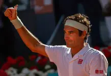 Federer salva dos bolas de partido y se cita con Thiem en Madrid