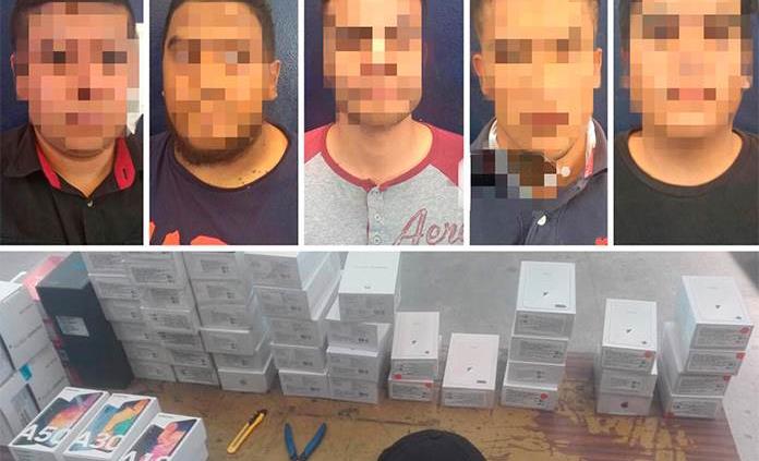 Frustran robo en AT&T de avenida Carranza; detienen a cinco