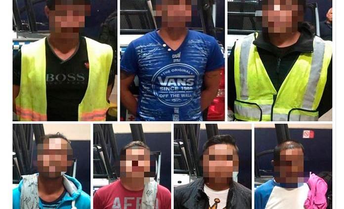 Detienen a franeleros por adueñarse de calles en zona de antros