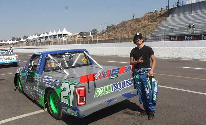 Marcelo García va por el podio de Mikel’s Trucks
