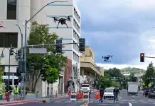 La NASA prueba tr&aacute;fico de drones en centros urbanos