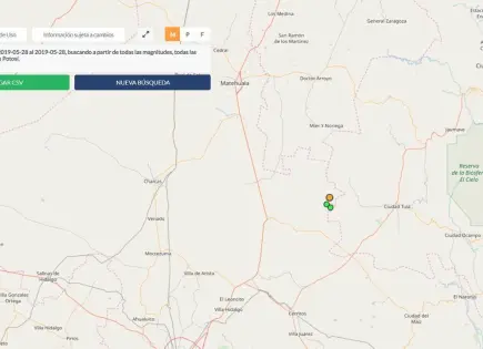 Suman 134 sismos en SLP durante 2025: SSN Suman 134 sismos en SLP durante 2025: SSN