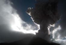 Registran explosión del volcán Popocatépetl