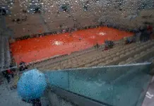 Cancelan la jornada en Roland Garros por la lluvia