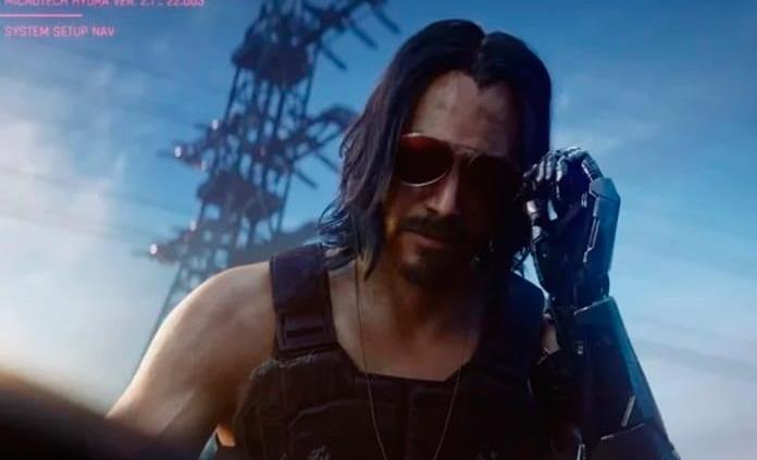 Keanu Reeves impacta con brazo robótico en Cyberpunk 2077
