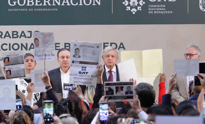 No me importa que griten, tienen todo el derecho, dice AMLO a familiares de desaparecidos
