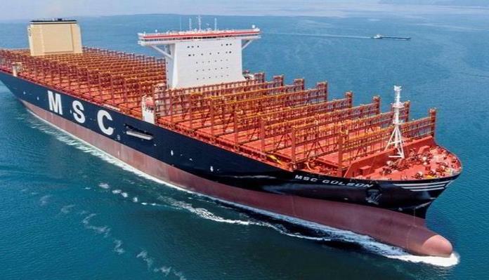 Buque portacontenedores gigante inicia su primera travesía rumbo a Europa