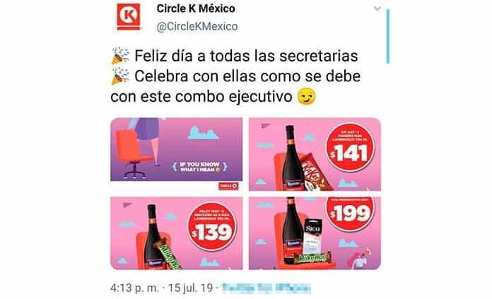 Acusan a Circle K de usar publicidad sexista por el Día de la Secretaria