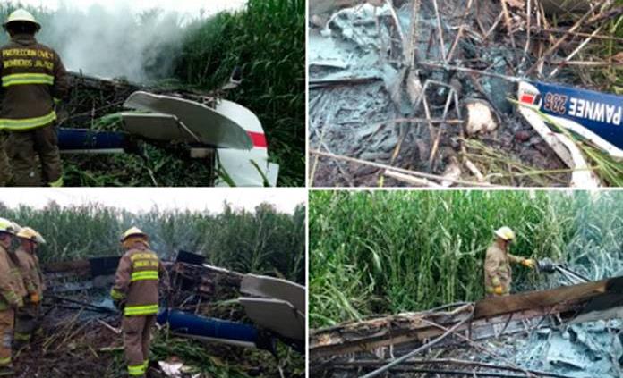 Choca avioneta con cables de energía eléctrica y se desploma en Jalisco; muere piloto