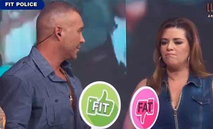 Te veo con algunos kilitos de más, dice el entrenador de Hoy a Alicia Machado