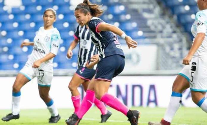 Rayadas golea 6-1 a Querétaro en Liga Femenil del futbol mexicano