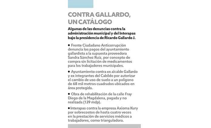 “Cayó Robles; ¿y los ex alcaldes para cuándo?”