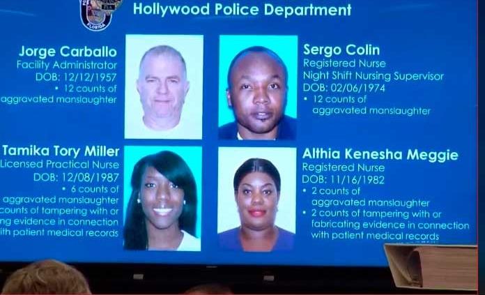 Acusan de homicidio a cuatro personas por la muerte de 12 ancianos en Hollywood