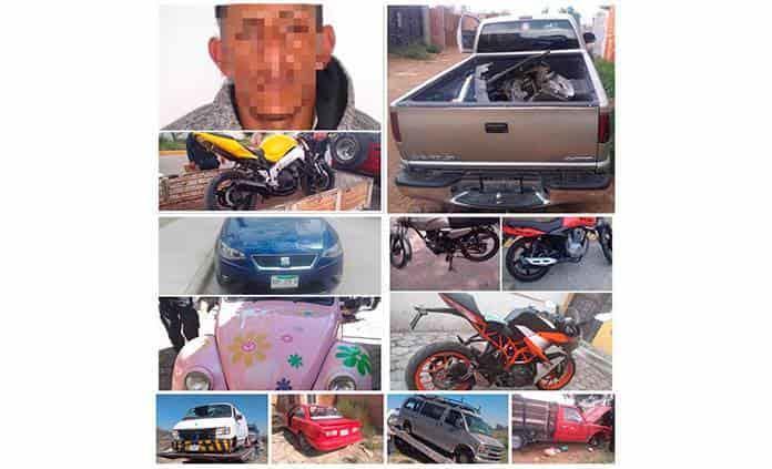 Incauta la Municipal once vehículos hurtados