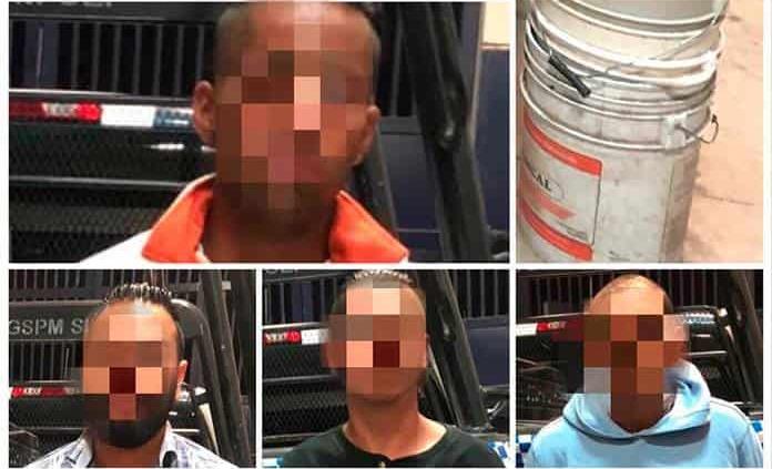 En ‘Operativo Barredora’, cinco personas fueron detenidas por apartar lugares de estacionamiento