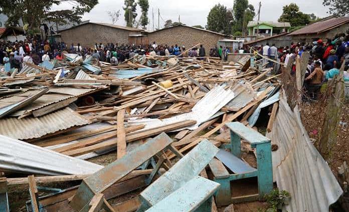 Al menos 7 niños muertos y 64 heridos al derrumbarse una escuela en Nairobi