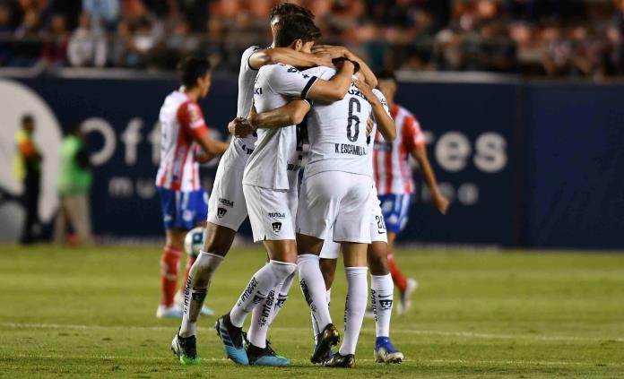 Pumas golea 4-0 al Atlético de San Luis en Copa MX