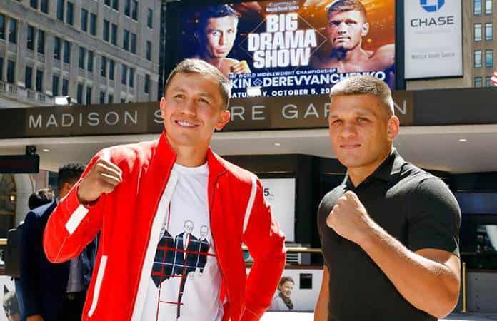 Gennady Golovkin y Sergiy Derevyanchenko / Foto: AP