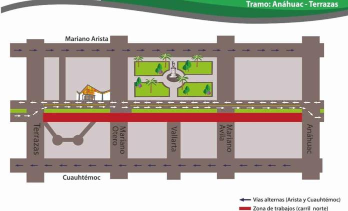 Cerrarán otro tramo de la avenida Carranza, por rehabilitación