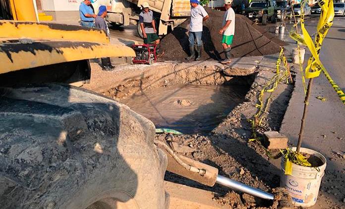 Se volvió a abrir boquete en el bulevar Hidalgo