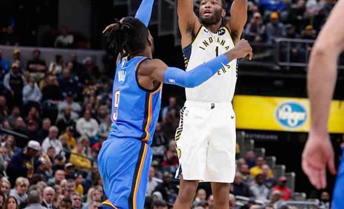 Warren anota 23 puntos; Pacers apabullan a Thunder
