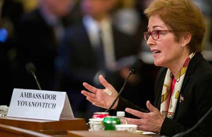 La exembajadora de Estados Unidos en Kiev, Marie Yovanovitch / Foto: AP