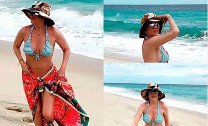 Rebecca Jones luce su figura