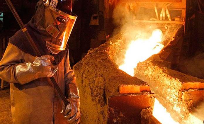 Baja producción minerometalúrgica
