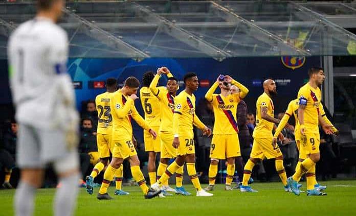 Pérez y Ansu Fati dan victoria al Barcelona y envían al Inter a Liga Europa