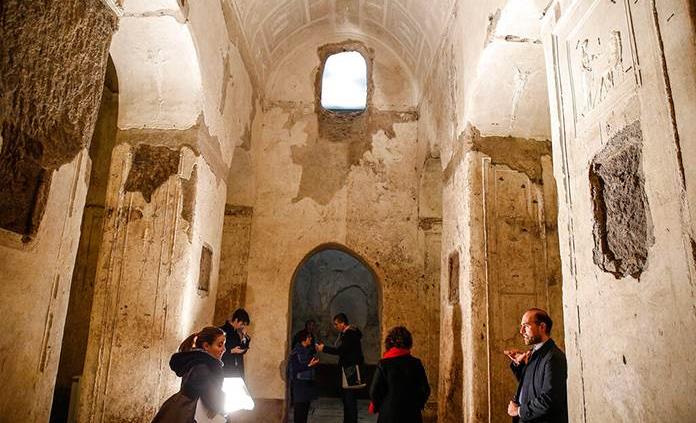 Roma redescubre bajo las vías del tren su basílica más mágica y desconocida