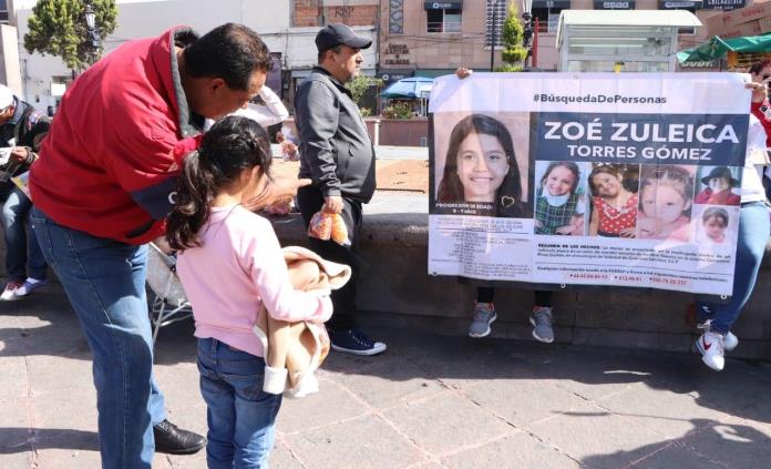 Se cumplen cuatro años de la desaparición de Zoé; con reparto de dulces la homenajean en Fundadores