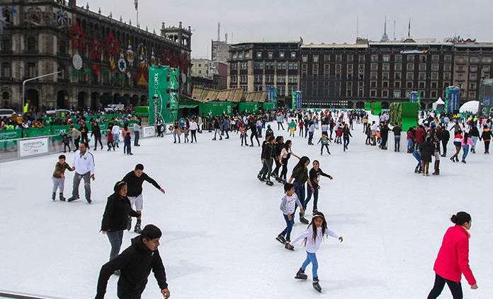 Cierra sus puertas pista de hielo sintético del Zócalo capitalino