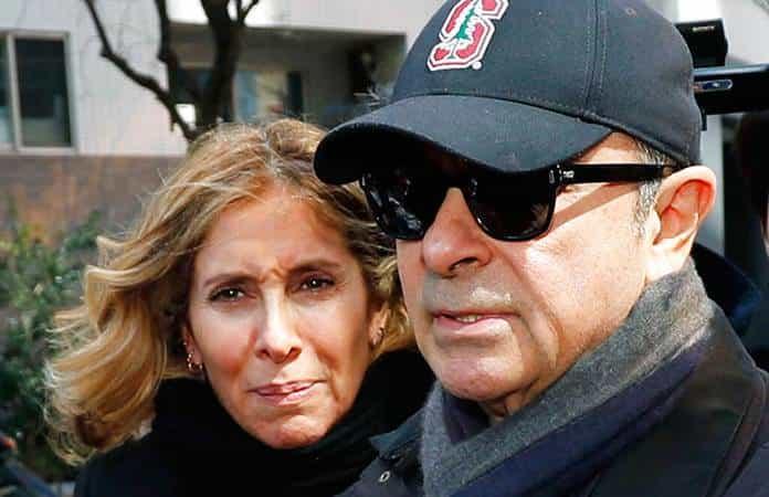Carole y Carlos Ghosn / Foto: AP