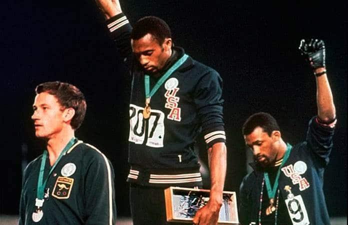 La protestas de Tommie Smith y John Carlos en México 1968 / Foto: AP