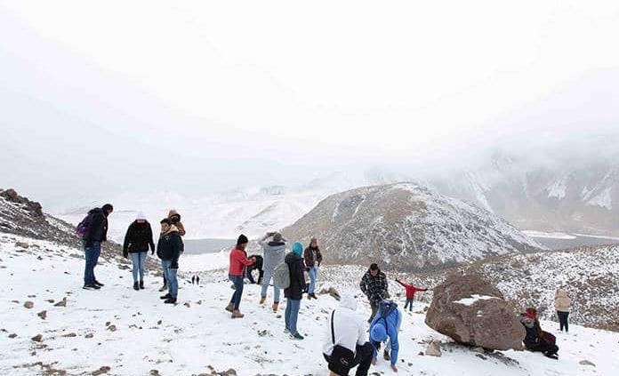Sigue cerrado paso al Nevado de Toluca