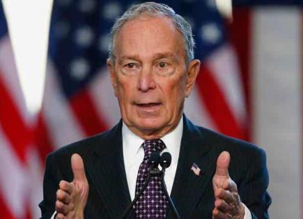 Michael Bloomberg apoya a Joe Biden con millonaria donación
